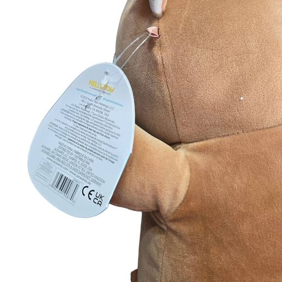 Squishmallow Hug Mees Wilfred Highland Cow Brown 14" 2023 NWT - Picture 3 of 8